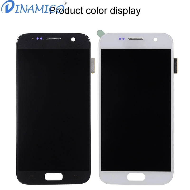 Dinamico S7 lcd для samsung Galaxy S7 дисплей G930F G930L G930S G930 lcd кодирующий преобразователь сенсорного экрана в сборе Замена
