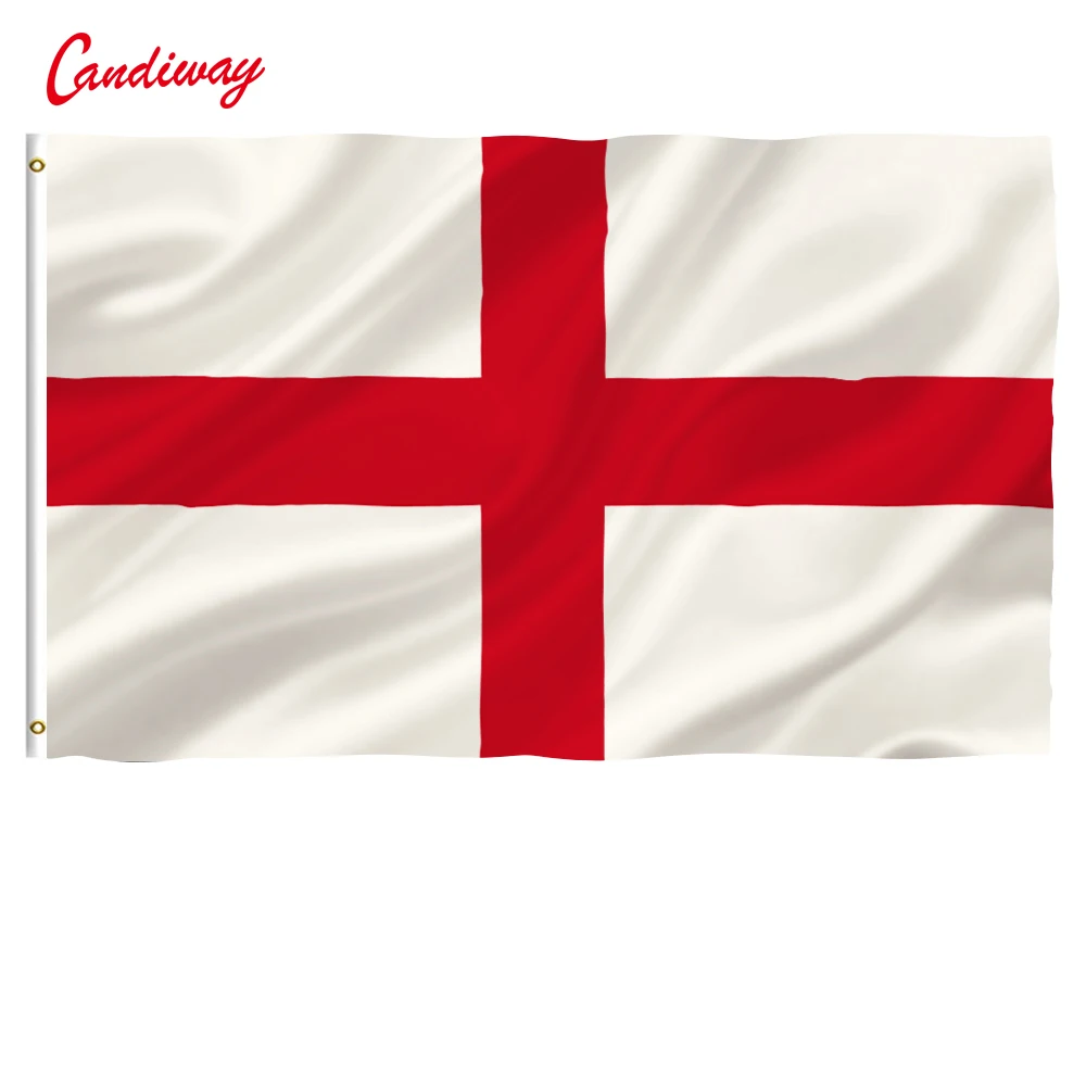 

90 x 150cm England St. George's Cross Banner Hanging National flag England St. George's Cross Decoration banner NN065