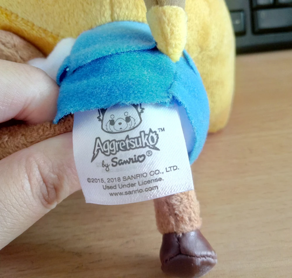 Япония Aggretsuko агрессивный Retsuko Sanrio плюшевые игрушки кукла 2 шт.|Персонажи