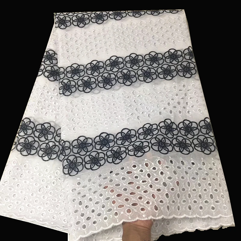 

cotton lace white nigerian lace fabrics with embroidery swiss voile lace in switzerland high quality 2018 african fabrics 5yards
