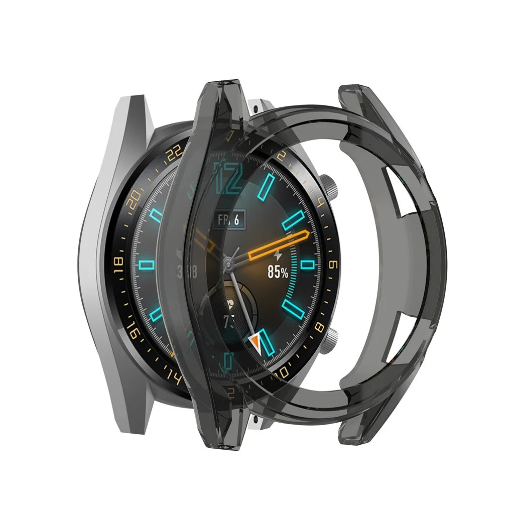 46 мм Смарт-часы ТПУ протектор Бампер корпус для часов чехол для huawei Watch GT/Active Caja de reloj# Y