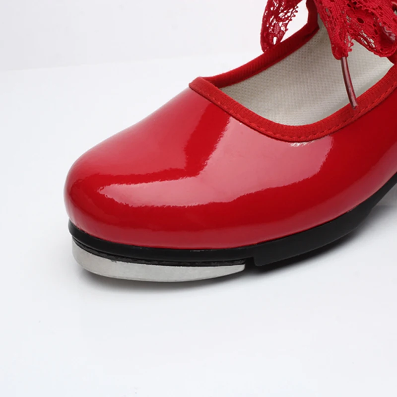 Танцевальная обувь для женщин и девочек блестящая лакированная искусственная