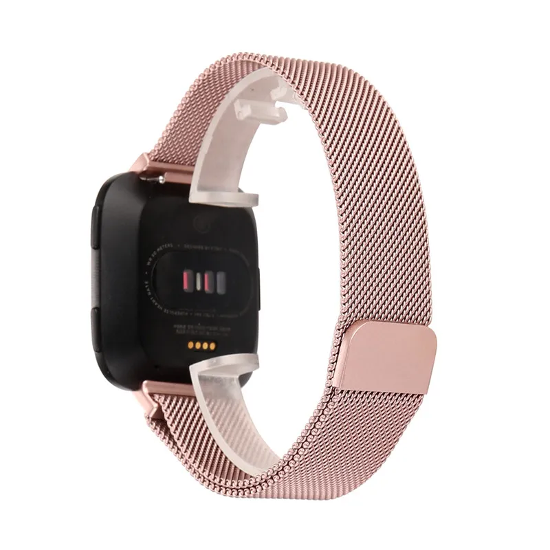 Металлический Браслет Fitbit Versa для магнитные петли Milanese Lock женщин и мужчин браслет