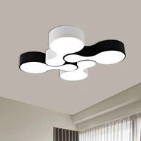 creative diy ceiling light acrylic led home flush mount lights fashion bedroom living room ceiling lamp luminaria teto lampara