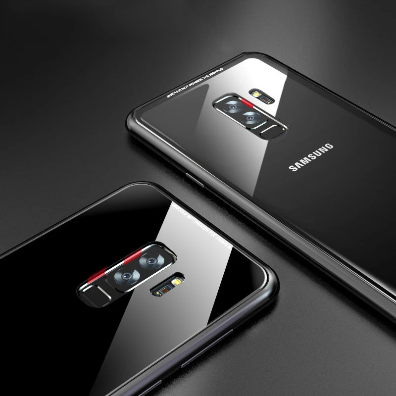 360 магнитный адсорбционный чехол для Samsung Galaxy S8 S9 Plus S7 Edge Note 9 8 магнитные чехлы из