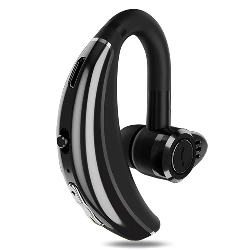 Черный DAONO Q8 Bluetooth наушники беспроводные Голосовое управление спортивные музыкальные наушники Bluetooth гарнитура с шумоподавлением - Цвет: Черный