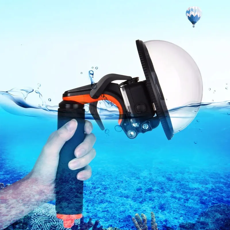 Водонепроницаемый купольный корпус для GoPro Hero 7/6/5 Black Divng водонепроницаемый