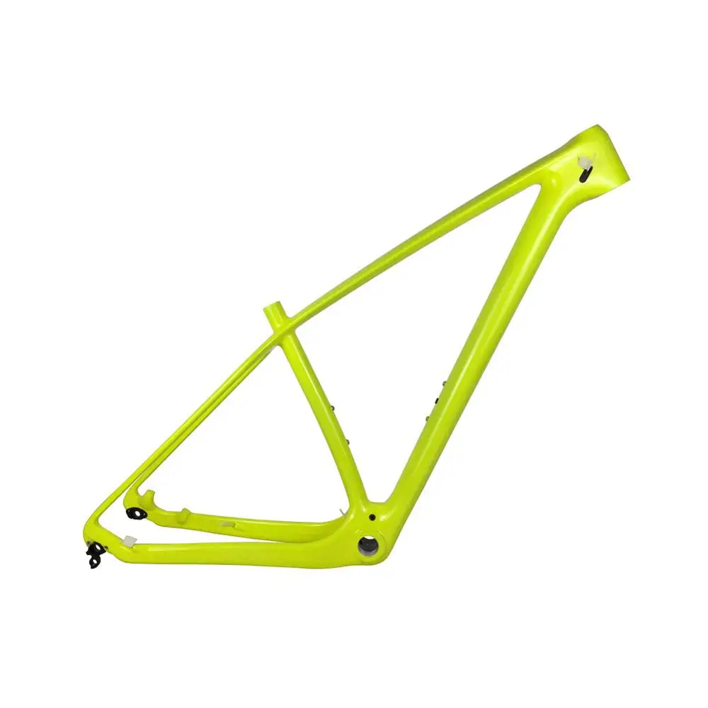 Light Yellow Color Spcycle 27,5 er 29er T1000 карбоновая рама для горного велосипеда 650B карбоновая рама BSA 73 мм совместима с 142*12 мм или 135*9 мм - Цвет: Light Yellow Color