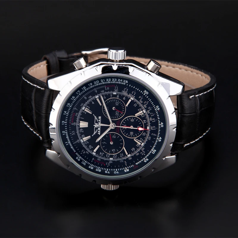 Мужские автоматические механические часы JARGAR модные наручные с календарем