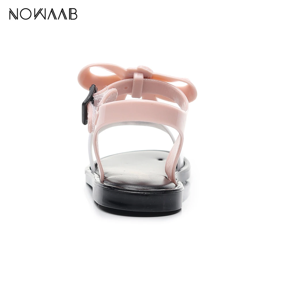 Mini Melissa Mar/ г. летние желе сандалии для девочек босоножки для девочки принцессы Детские пляжные сандалии Нескользящие Детские сандалии для младенцев