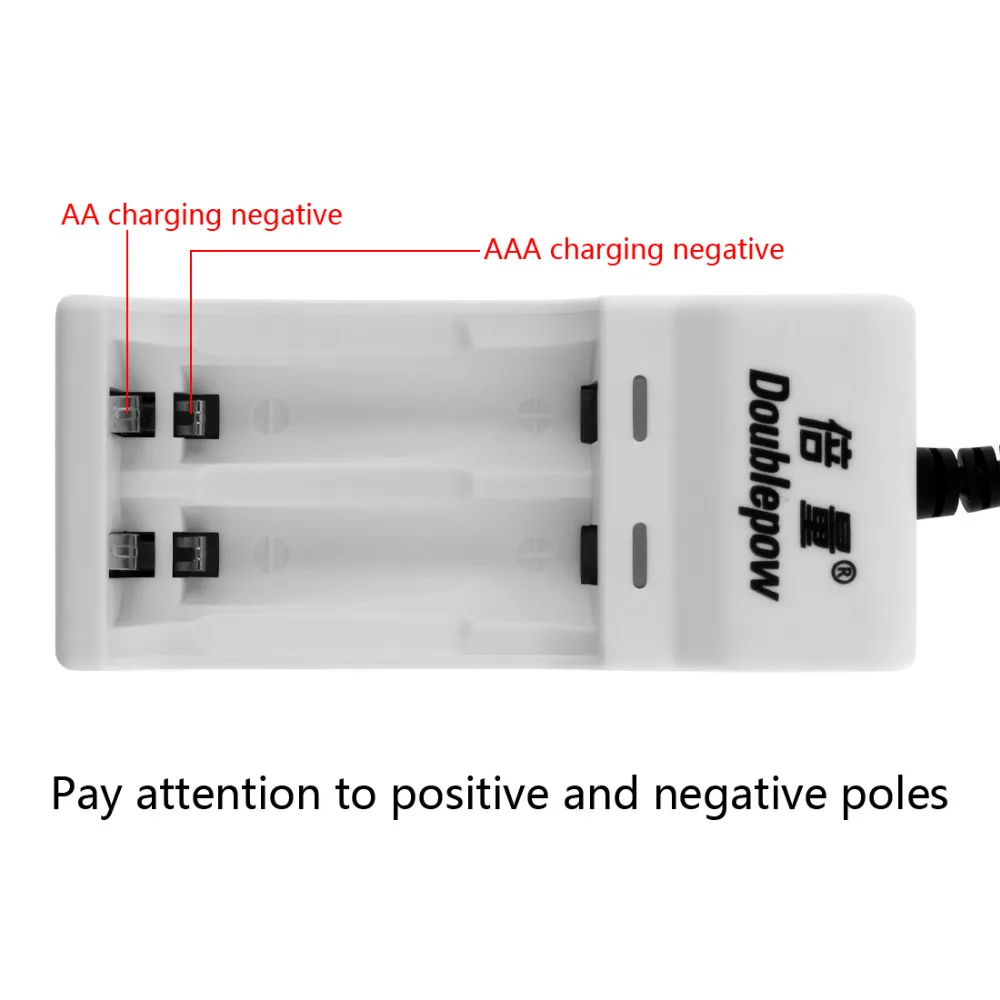 Doulepow Быстрое интеллектуальное USB зарядное устройство 2 слота светодиодный