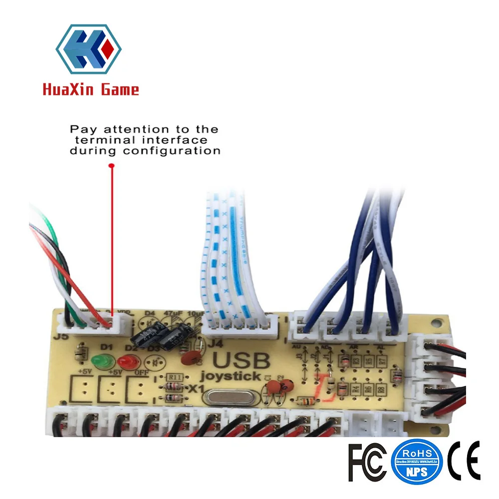 Zoro задержка кодировщик платы ПК джойстик включая USB провод кнопка провода