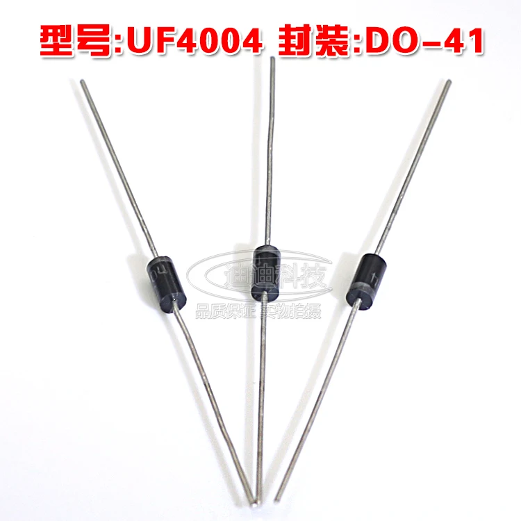Новый флуоресцентный выход UF4004 DO-41 400 В 1A 4004 do-41 | Электроника