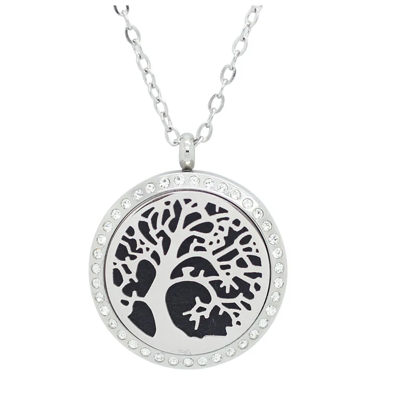 Колье из нержавеющей стали 316L с распылителем эфирного масла диаметром 30 мм|locket