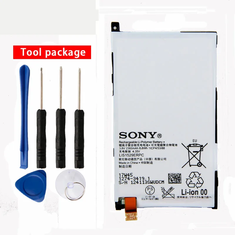 Оригинальный аккумулятор высокой емкости LIS1529ERPC для телефона SONY Xperia Z1 mini D5503 Compact