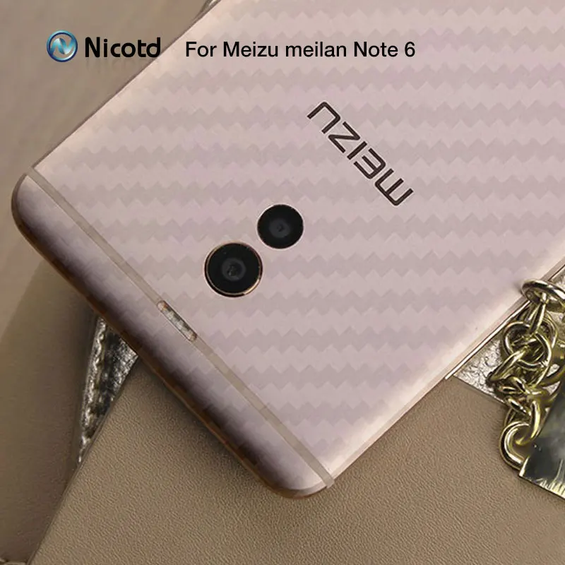 Nicodd 3D защита экрана из углеродного волокна для Meilan Note 9 M6 M6T задняя крышка Защитная