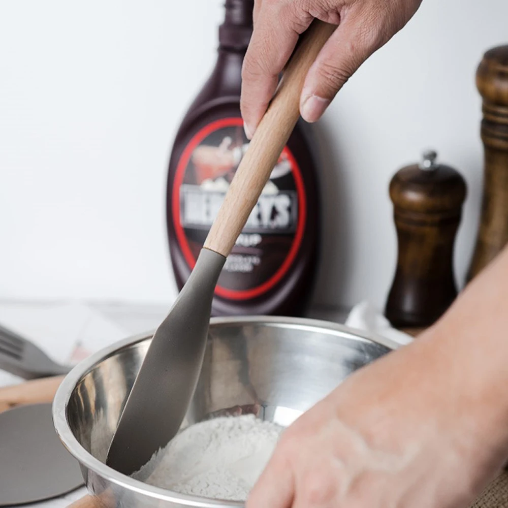 Силиконовая ложка для яиц DAMASK шлицевая масляная щетка кухонные принадлежности