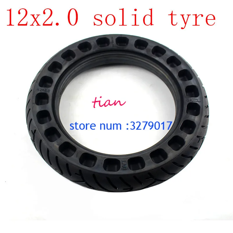 Бесплатная доставка 12 дюймовые ненадувные бескамерные твердые шины для колес х2 0