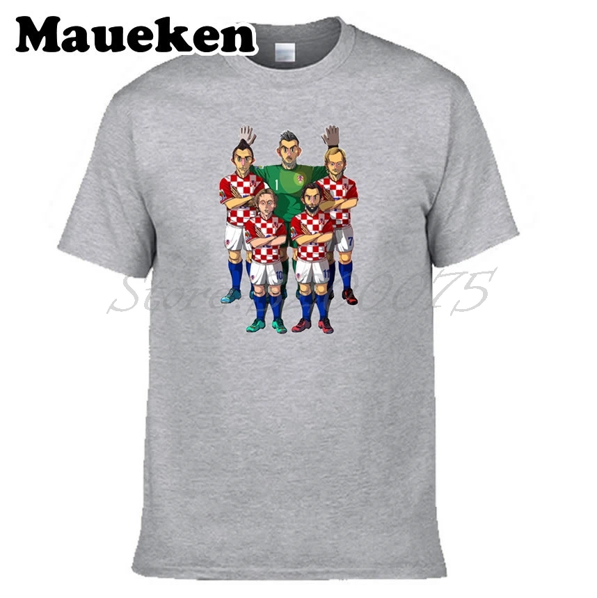 Мужская футболка с принтом из мультфильма легенды Mario Mandzukic Ivan Rakitic Danijel Subasic Darijo Srna
