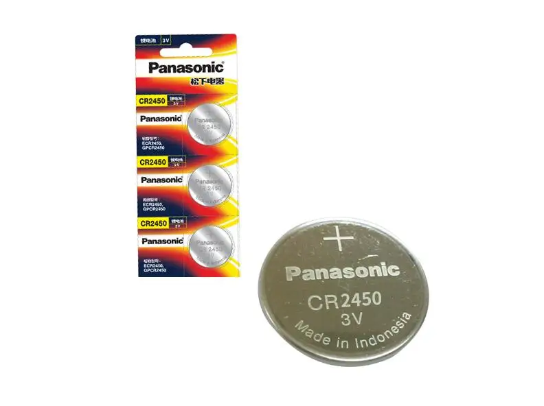 5 шт./лот Новый аккумулятор для Panasonic 3 в Литиевые кнопочные батареи CR2450 DL2450 BR2450 LM2450