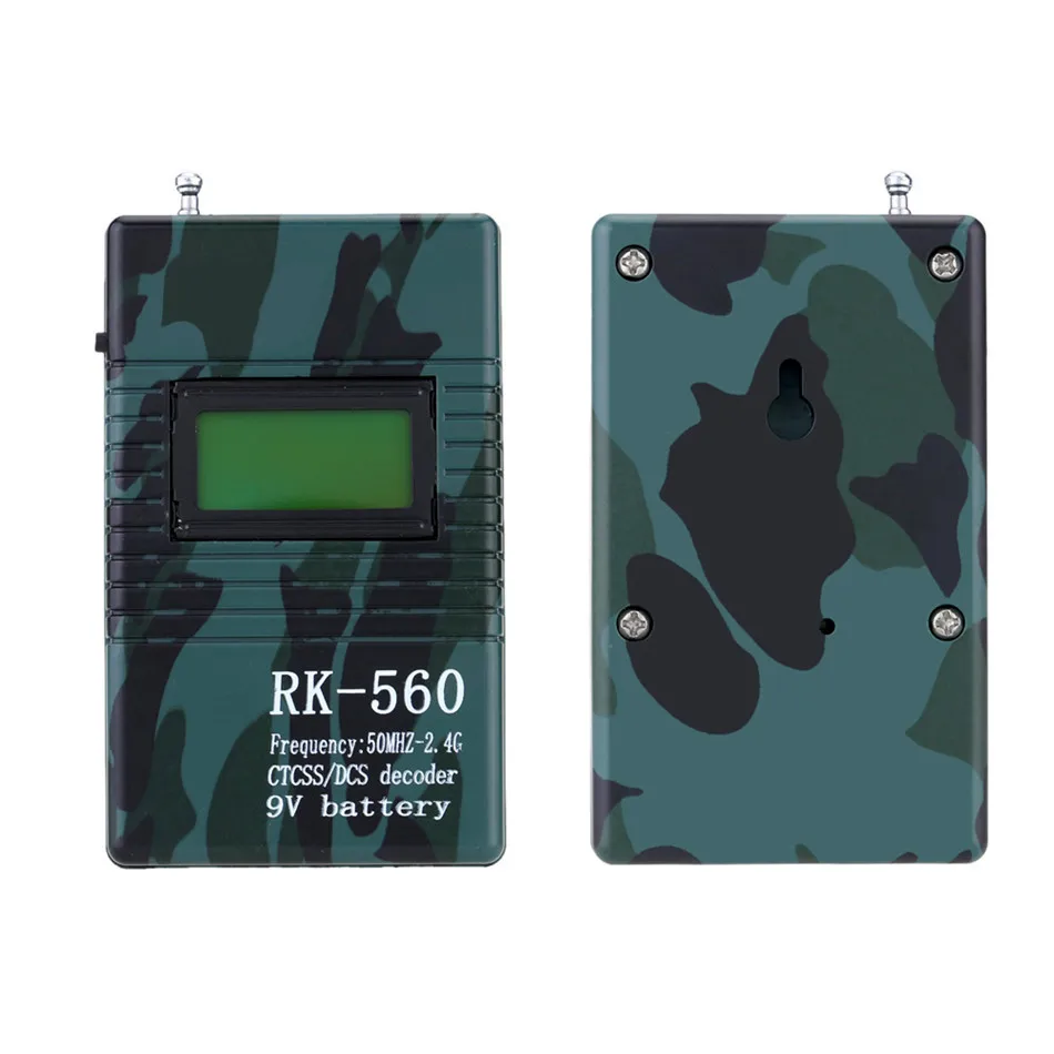 RK560 50MHz 2 4 GHz Портативный Ручной измеритель частоты инструмент счетчик DCS CTCSS радио