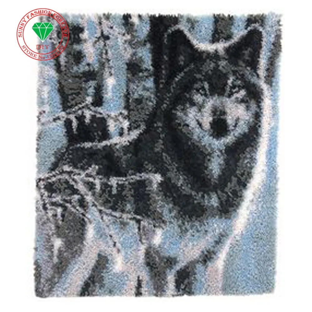 Набор крючков для вязания крючком сделай сам Незаконченный вязальный коврик