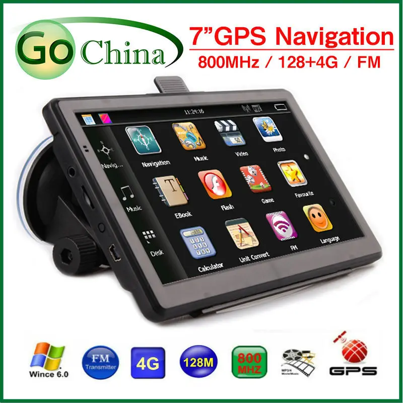 Iaotugo 5 шт./лот 7 дюймов Автомобильный GPS навигатор навигация MTK 800 мГц 800*480 4 г fm MP3 /MP4