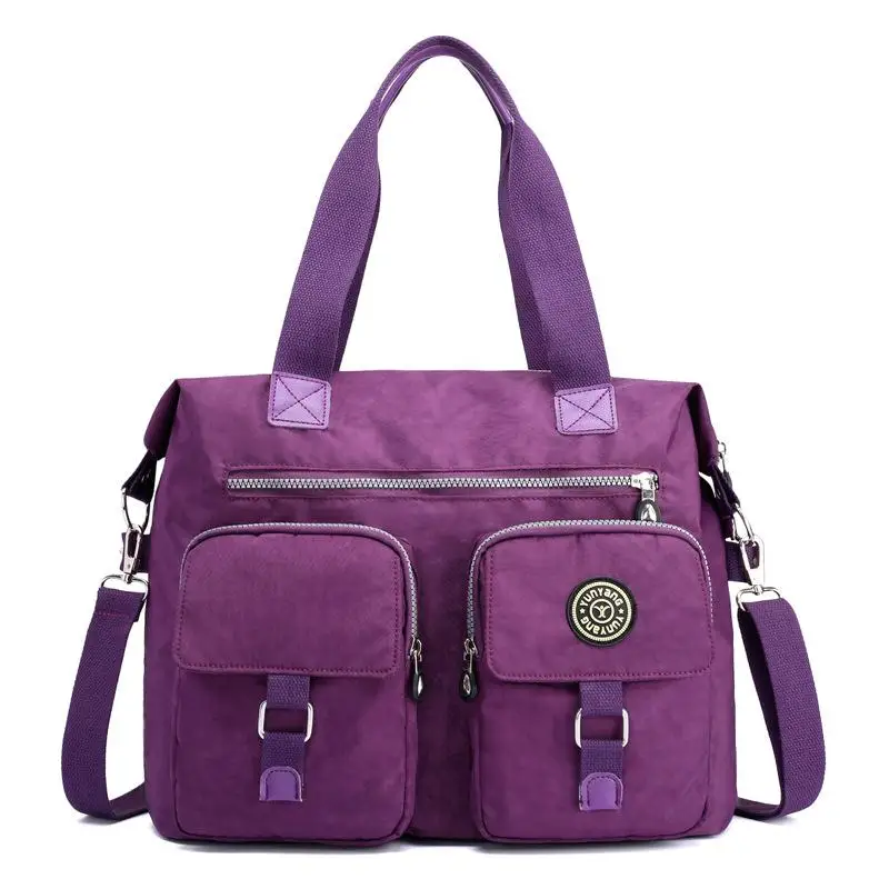 04 Новые вместительные сумки Bolsa Feminina, женские сумки известных брендов, водонепроницаемые сумки для мам, Холщовая Сумка - Цвет: 04