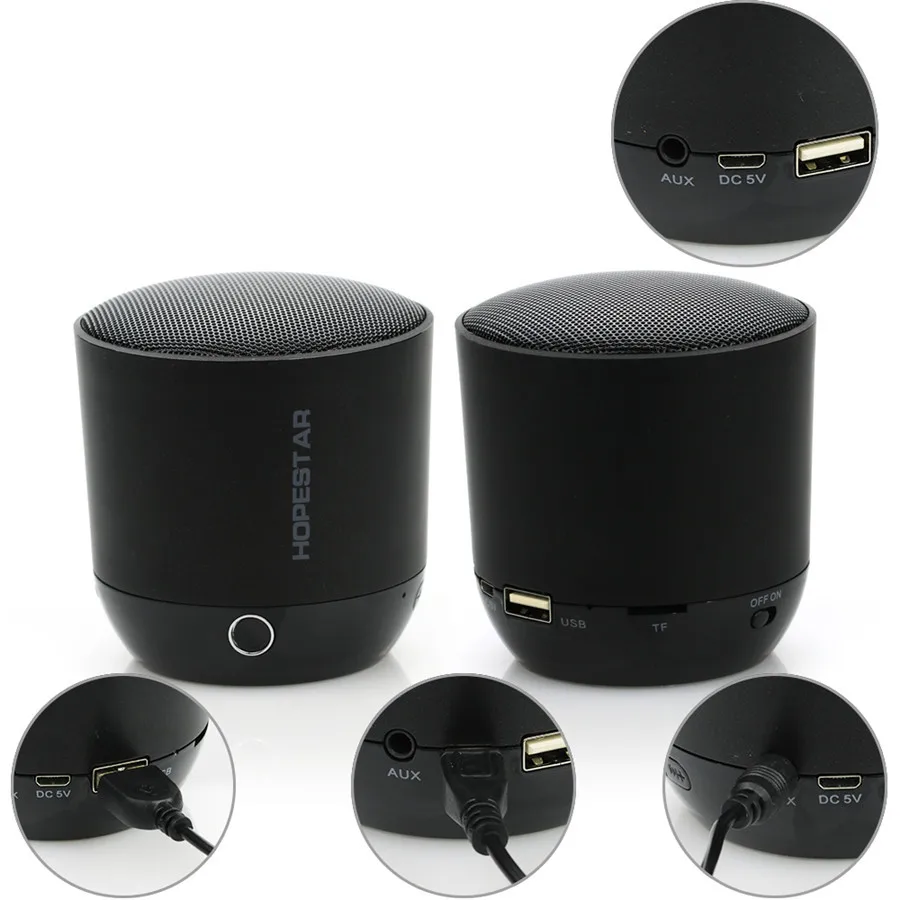 Hopestar Bluetooth динамик caixa de som портативный 3D стерео звук Altavoz Поддержка Handsfree TF карта