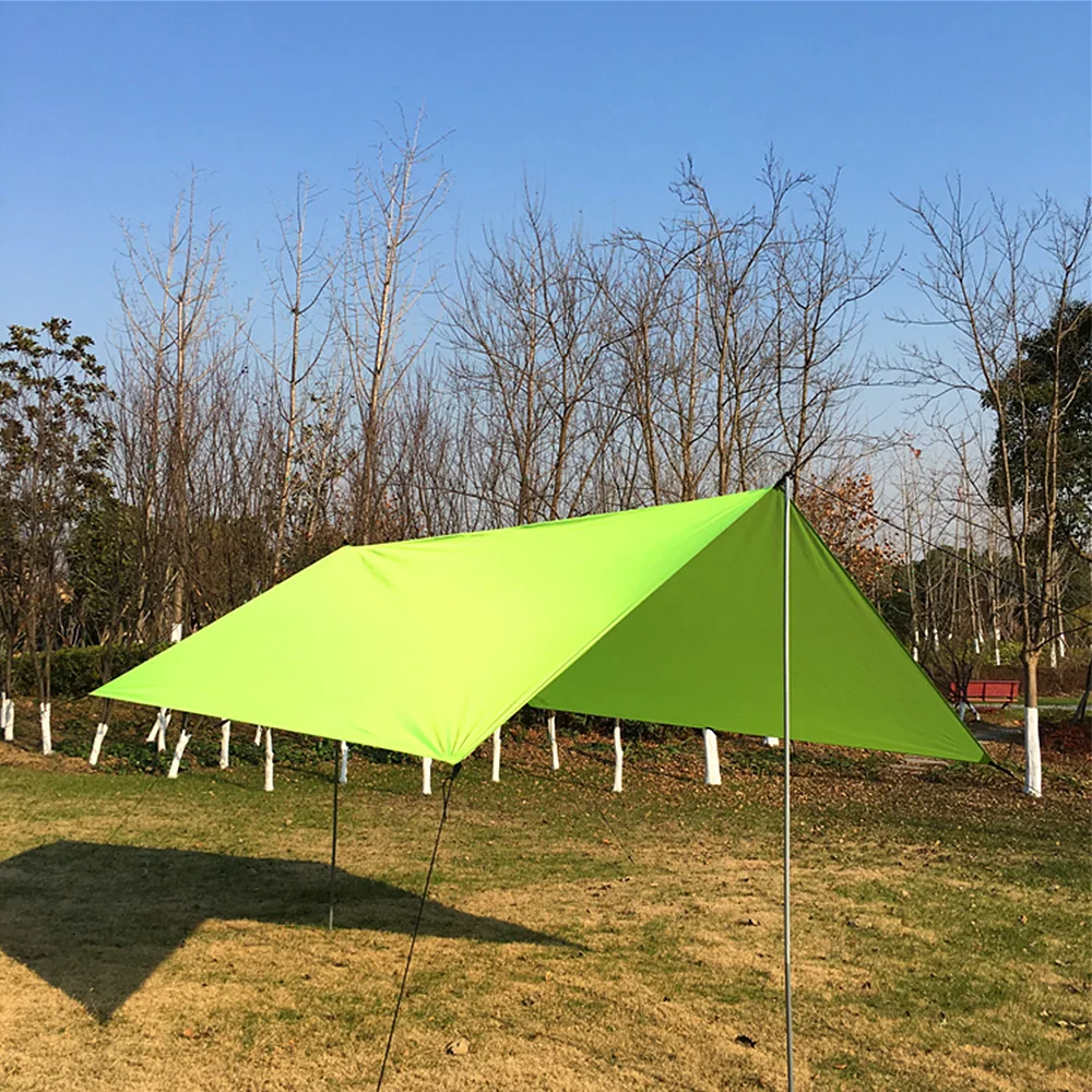 9.8ft x 9.8ft легкий гамак солнцезащитный навес тент брезент тент навес для наружного кемпинга Пешие прогулки альпинизмом пикника