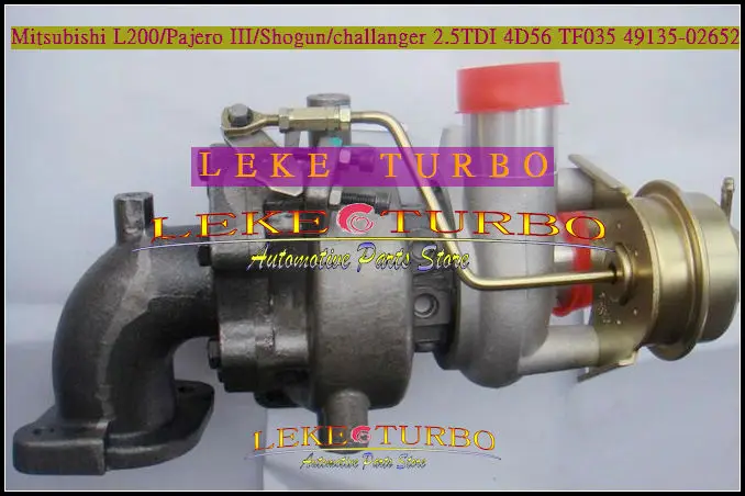 Turbo TF035 VGT 49135-02652 MR968080 4913502652 для Mitsubishi L200 Challanger Pajero III W200 Shogun 2001- 4D56 2.5L бесплатная