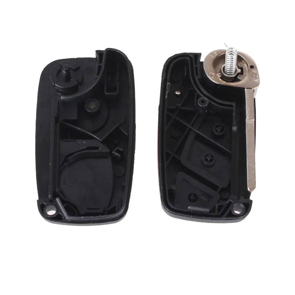 KEYYOU для FIAT 3 Button Punto Ducato Stilo Panda Bravo Navy Flip Fob Black BTN складной чехол пульта