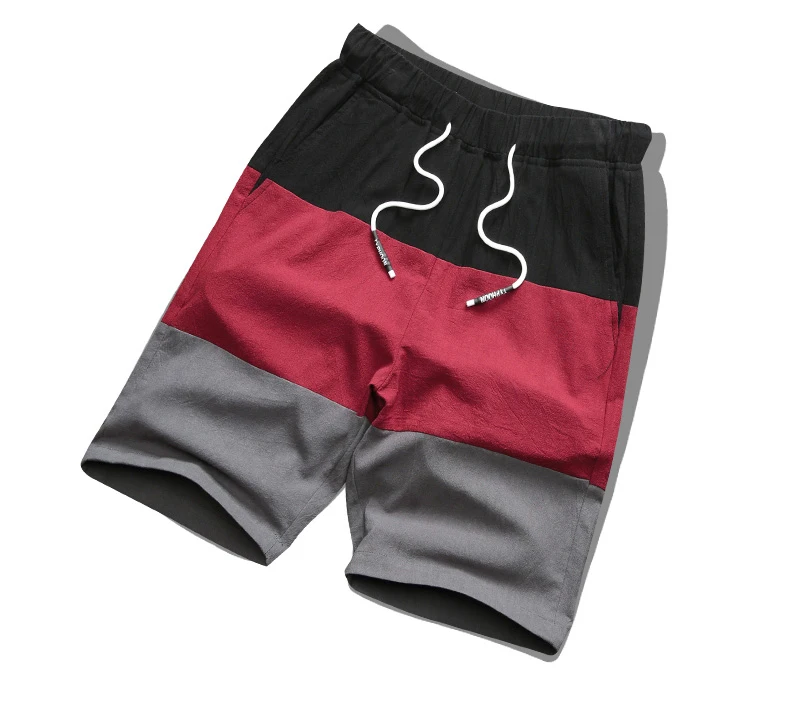 Legible Summer Short Pants Men Beach Shorts Male Casual Short Patchwork men's Clothing Men Shorts Pants 4XL