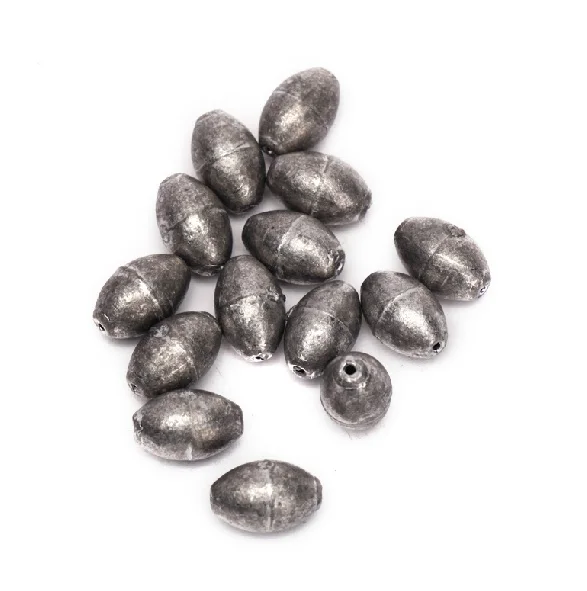 13g 30pcs Оливковое масло свинцовые грузила для рыбалки рыболовное грузило рыболовные снасти аксессуары вес Грузила по 13 г, 15 г, 20 г 25 г 30 г 35 40 г 45 г, 50 г, 55 г - Цвет: 13g 30pcs