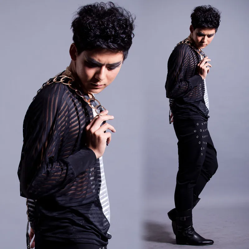 Metrosexual мужской костюм черная белая летняя футболка европейский стиль Модные