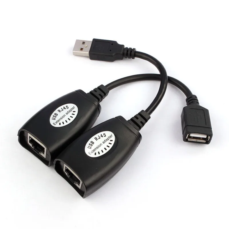 Новый USB UTP Extender адаптер по одной RJ45 Ethernet CAT5E 6 кабеля до 150ft Прямая доставка l1113 #2 |