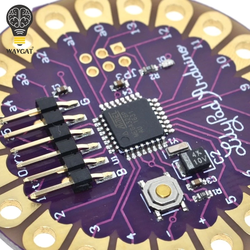 Материнская плата WAVGT LilyPad 328 ATmega328P ATmega328 16 м для Arduino | Электронные компоненты и