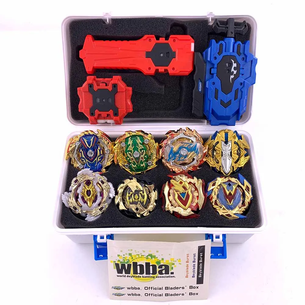Набор Beyblade Burst Bey Blade Toy B-119 002 B-92 металлический Funsion Bayblade ящик для хранения 111-100 с ручкой пусковой установки детские игрушки
