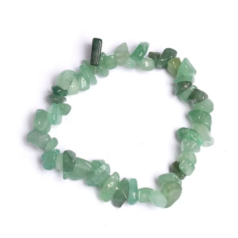 Ручной работы стрейч осколок кристалла браслет гравий нерегулярный натуральный