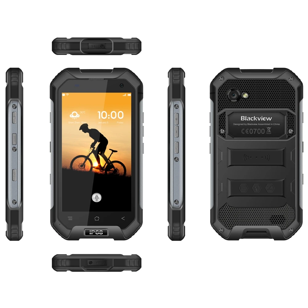 Blackview BV6000 4G Smartphone 4.7 inch HD MTK6755 Octa Core Android 7.0 3GB RAM 32GB ROM 13MP Waterproof IP68 Mobile Cellphone | Мобильные