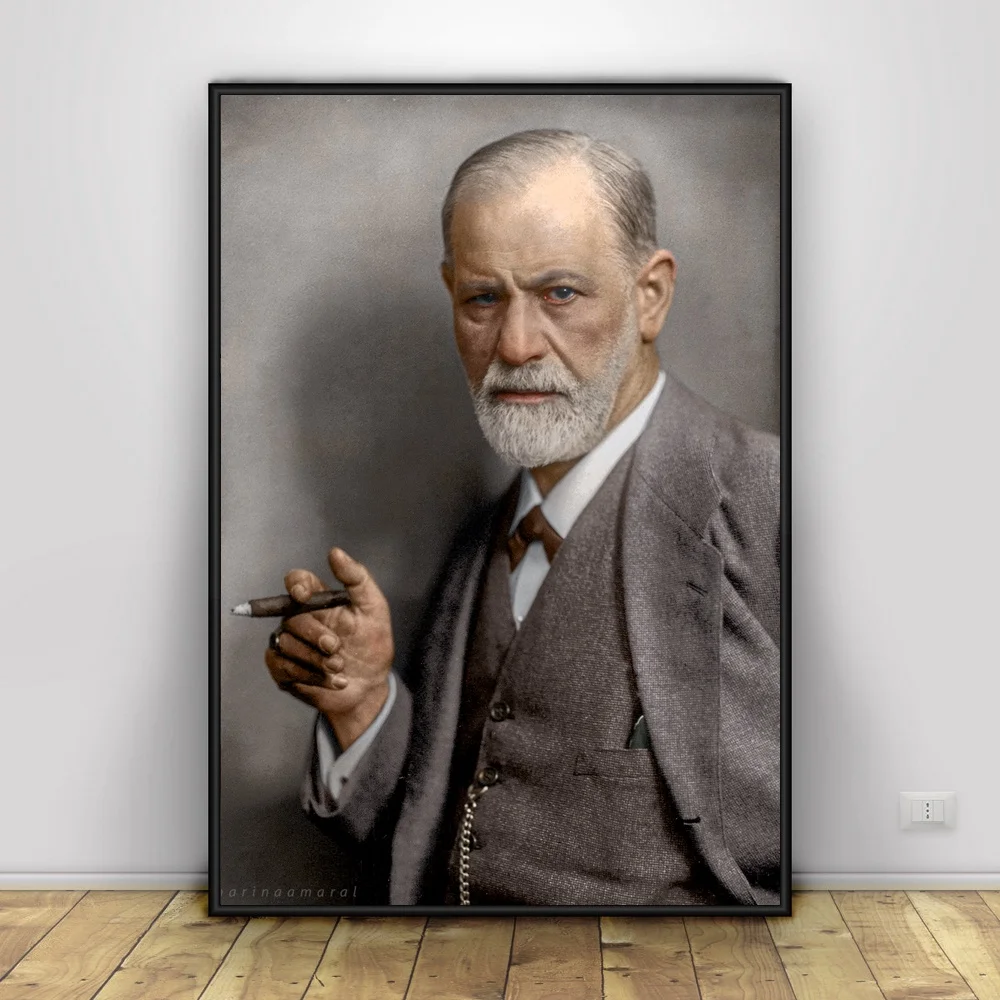 Шелковый постер Sigmund Freud для домашнего декора 12x18 20x30 дюймов|Рисование и
