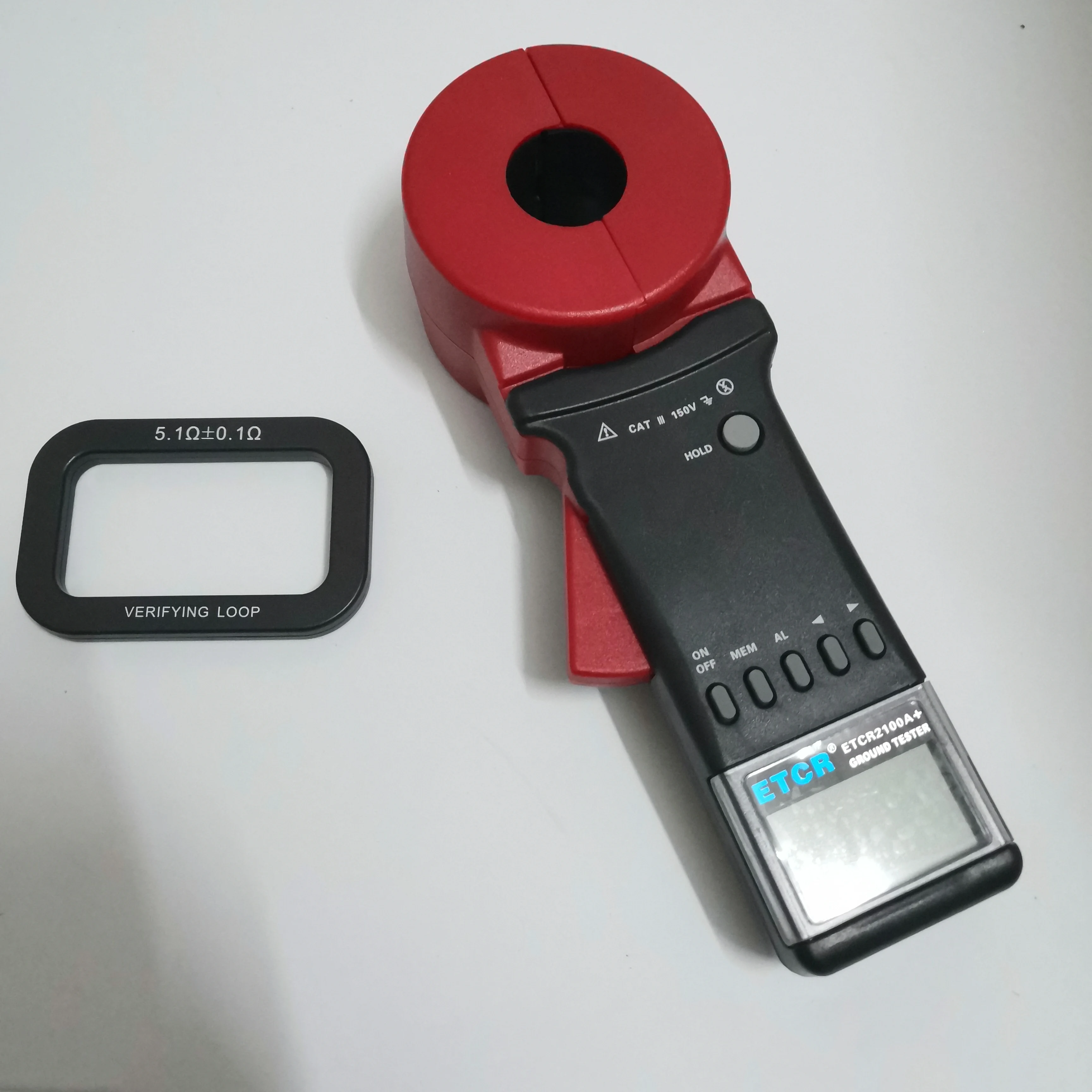 ETCR2100A+ цифровой зажим Сопротивление заземления метр тестер 0,01-200Ω