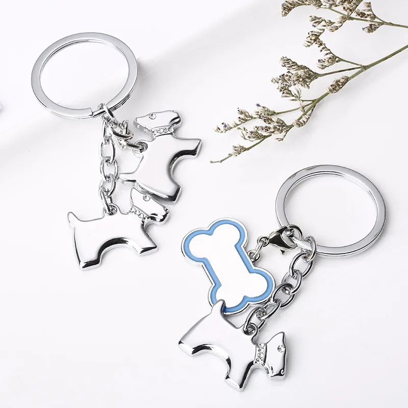 

12pcs/lot chihuahua keychain key ring dog key chain key holder cute portachiavi chaveiro llaveros mujer bag charm free shipping