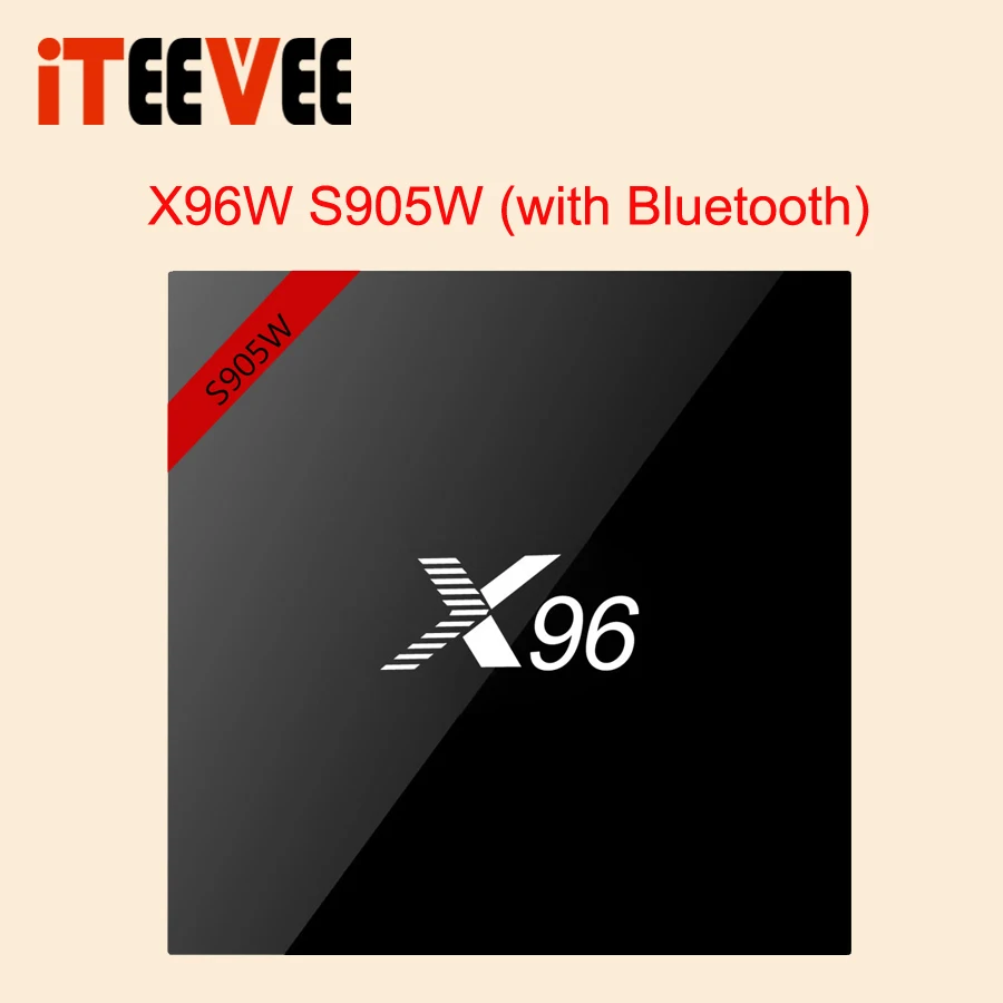 Смарт ТВ приставка X96W Android 7 1 Amlogic S905W Четырехъядерный 4K HD WiFi 2 4 ГГц TV x96 mini blueth 0 50