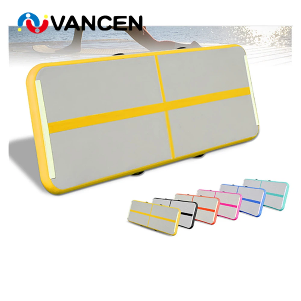 Надувная дорожка для дома мат спортзала с двусторонним рисунком 9 8 х 3 0 33