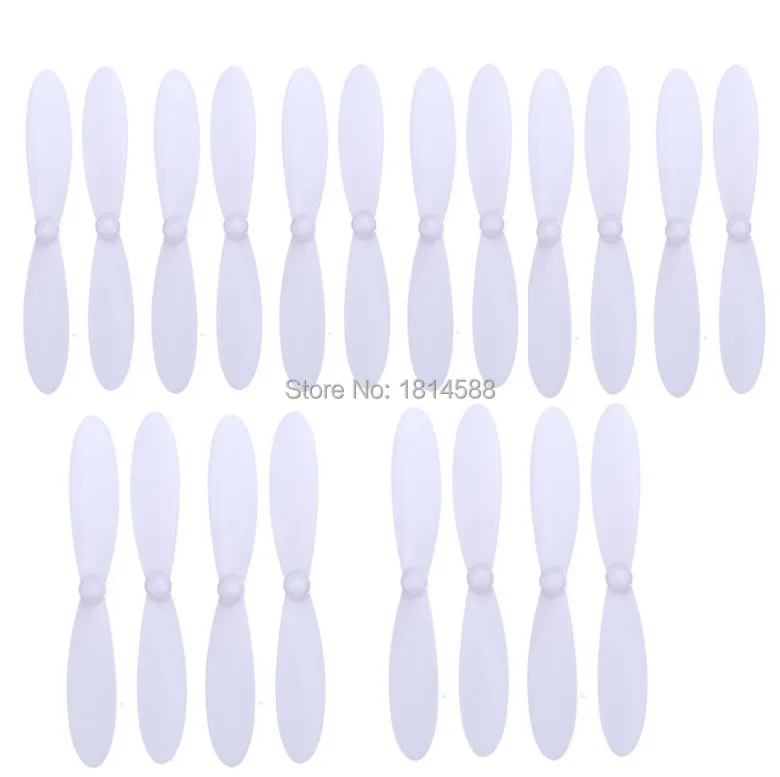 

20PCS Hubsan X4 H107P H107C + H107D + PLUS Quadcopter accessories H107D + -02 white propeller blade main blade
