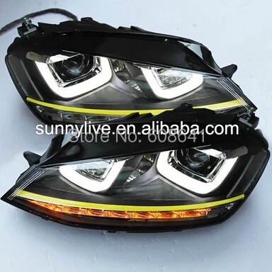 

2013-2014 Year for Golf 7 Angel Eyes headlight SY Yellow line