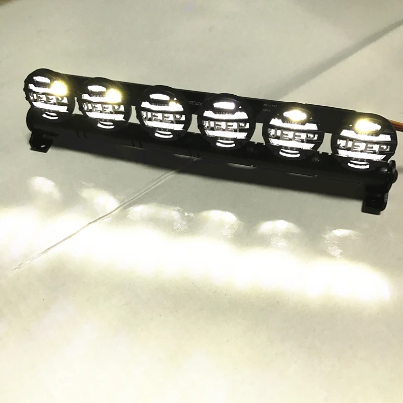 GWOLVES 152 мм алюминиевый 5 режимов джип блики 6LED светильник 1/10 1/8 1/5 Trax HSP Монстр