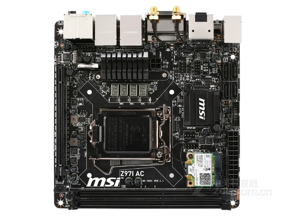 Оригинальная настольная Материнская плата MSI Z97I AC Z97 LGA 1150 DDR3 SATA3 USB3.0 16G Mini-ITX