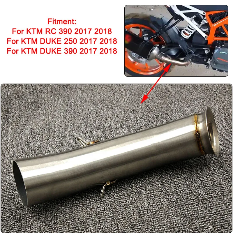Глушитель выхлопной трубы для мотоцикла средний звеньевой глушитель KTM DUKE 390 250 Duke